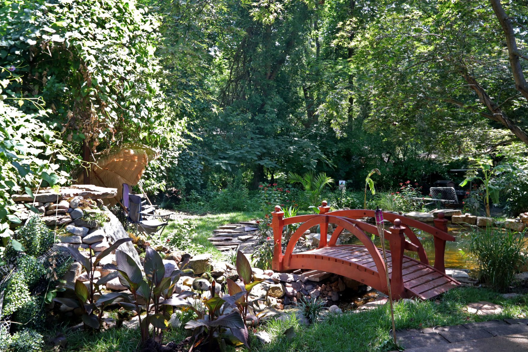 At Home in Webster Groves garden